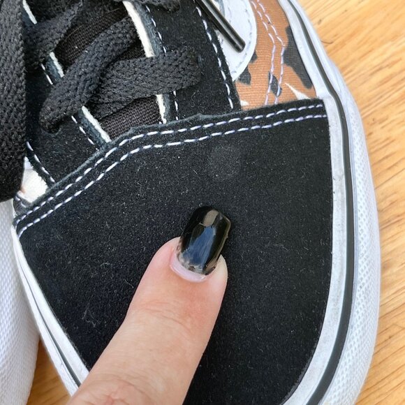 Vans Old Skool Cow Multi Camo Animal Print Low Top Sneakers Size 6.5 - Picture 6 of 7